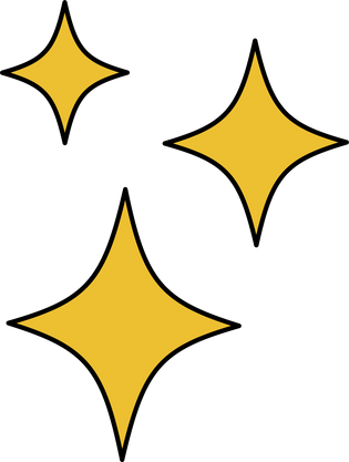 Bold Colorful Pop Art Sparkles