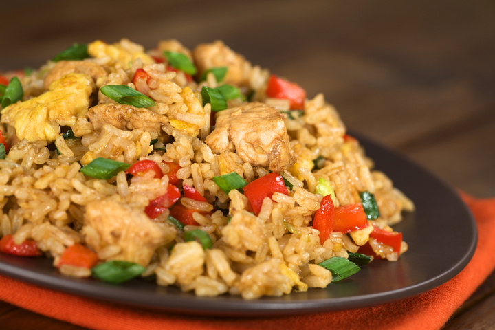 Homemade Chinese Fried Rice with Vegetables